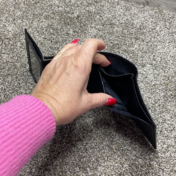 RIDALMODA Bifold BLACK Wallet with Flap - Picture 9 of 9